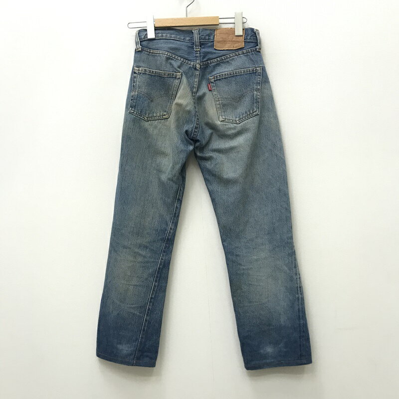 【中古】LEVI'S リーバイス デニムパンツ サイズ：27 カラー：インディゴ 70-80S 刻印6 501:チェーン赤耳【f107】