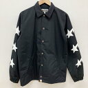 【中古】A BATHING APE|アベイシングエイプ 001LJF701003X コーチジャケット ブラック サイズ:S【f095】(4)