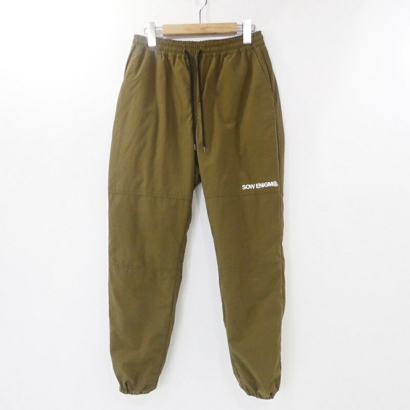 【中古】ENIGMA|エニグマ NYLON PANTS #1 ナイロンパンツ カーキ サイズ:S【f107】