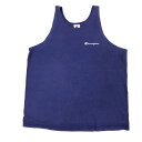 【中古】Champion | チャンピオン タンクトップ チャンピオン 90年代 USA製 青刺繍タグ スクリプト ロゴ プリント タンクトップ ネイビー LA...