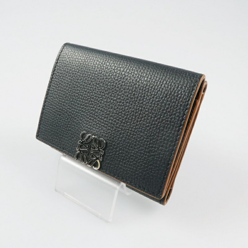 【中古】LOEWE|ロエベ アナグラムトライフォールド 三つ折り財布 C821TR2X02 2023SS 【f125】