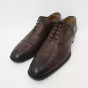 【中古】Santoni|サントーニ 13398 レザーシューズ ブラウン サイズ:7.5(約26.5cm)【f127】(4)