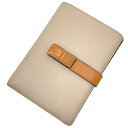 【中古】LOEWE | ロエベ ヴァーティカル ウォレット 二つ折り 財布 12412S87 ベージュ【尾張小牧店】