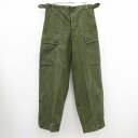 【中古】 MILITARY衣料 | ミリタリーイリョウ 50s DUTCH ARMY Double Face Field Cargo Pants パンツ カーキ...