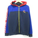 【中古】RALPH LAUREN | ラルフローレン ジップアップ パーカー ネイビーブルー サイズ:XL【三重本店】