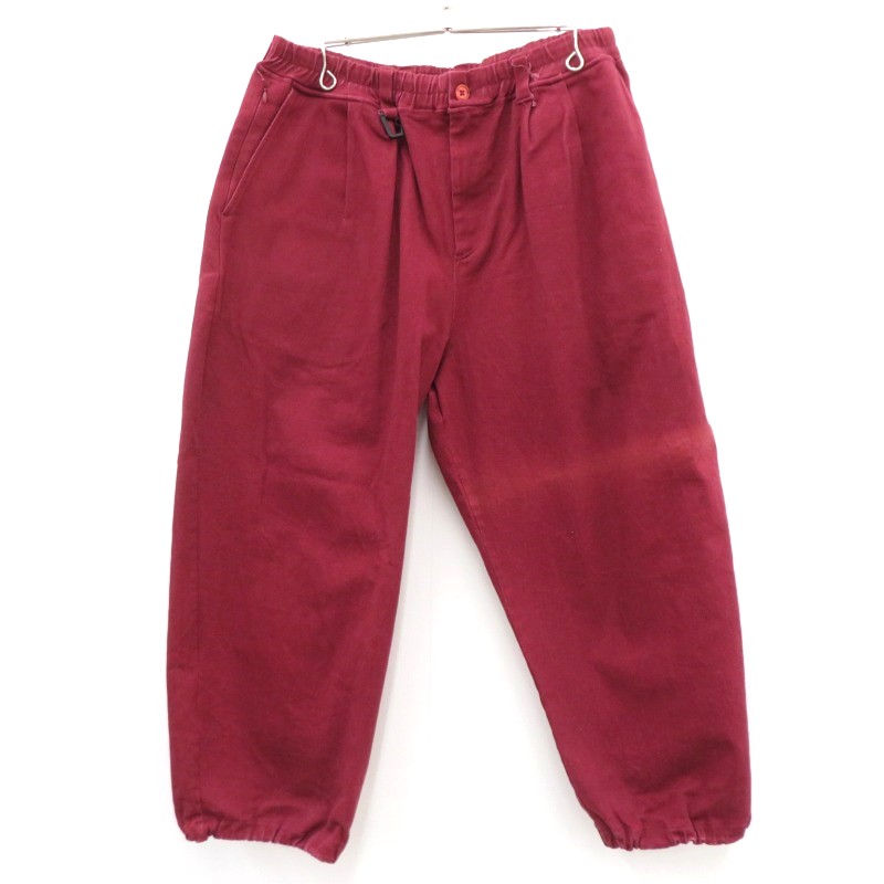 【中古】 MFC STORE | エムエフシーストアー ワイドパンツ レッド サイズ:L【瀬戸大橋店】