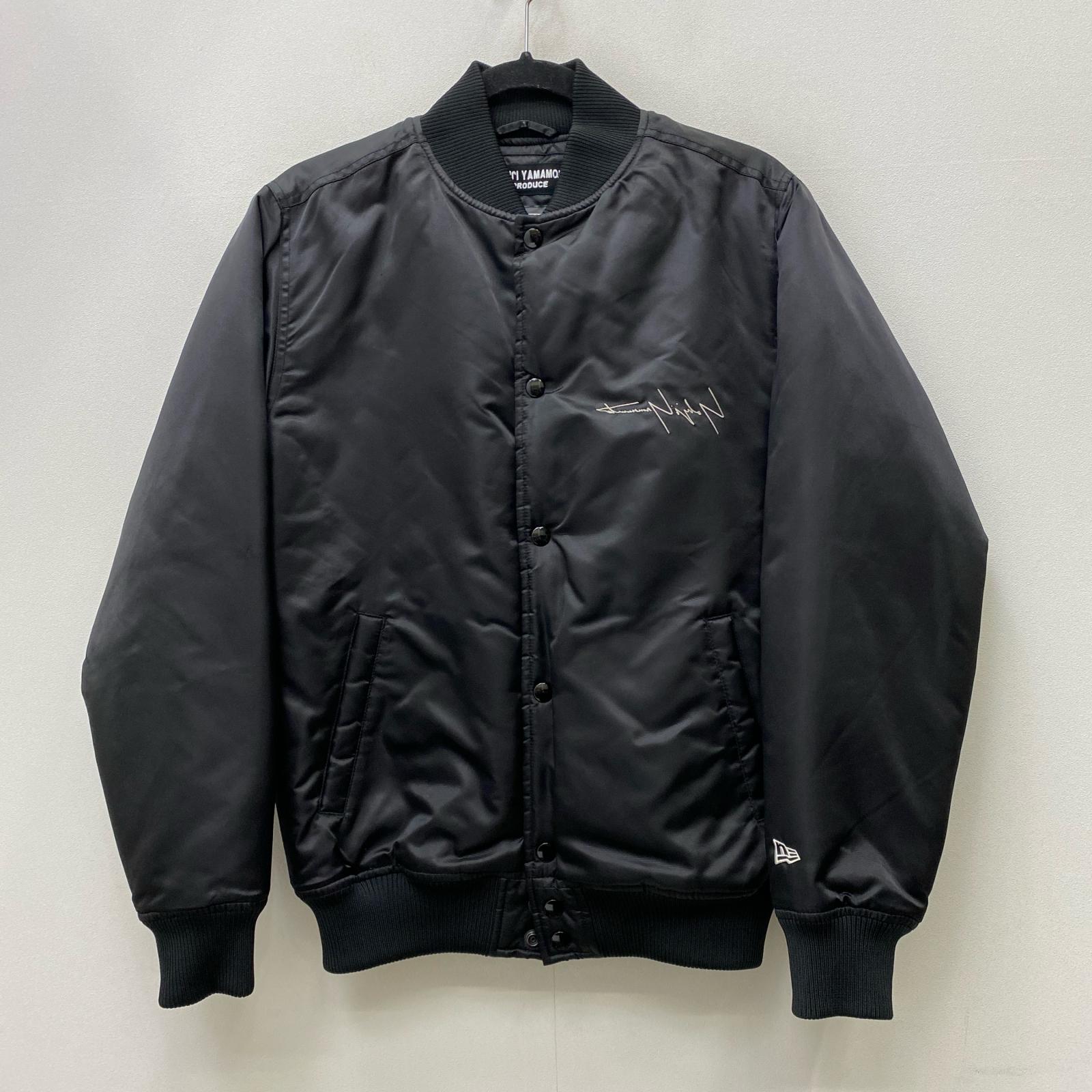 【中古】 Yohji Yamamoto | ヨウジヤマモト ×NEW ERA Varsity Jacket ブルゾン HK-Y30-601 ブラック サイズ：2【加古川店】