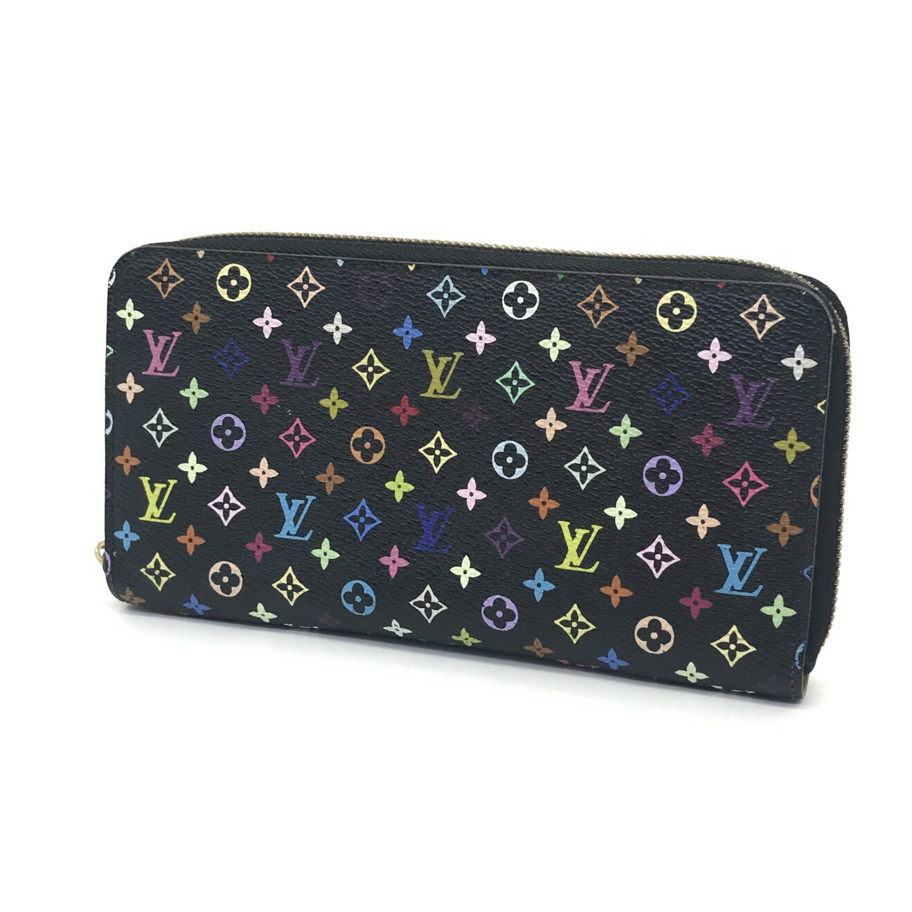 【中古】 LOUIS VUITTON | ルイ・ヴィトン モノグラムマルチカラー/ジッピーウォレット ラウンドファスナー長財布 M60243 ブラック【倉吉店】