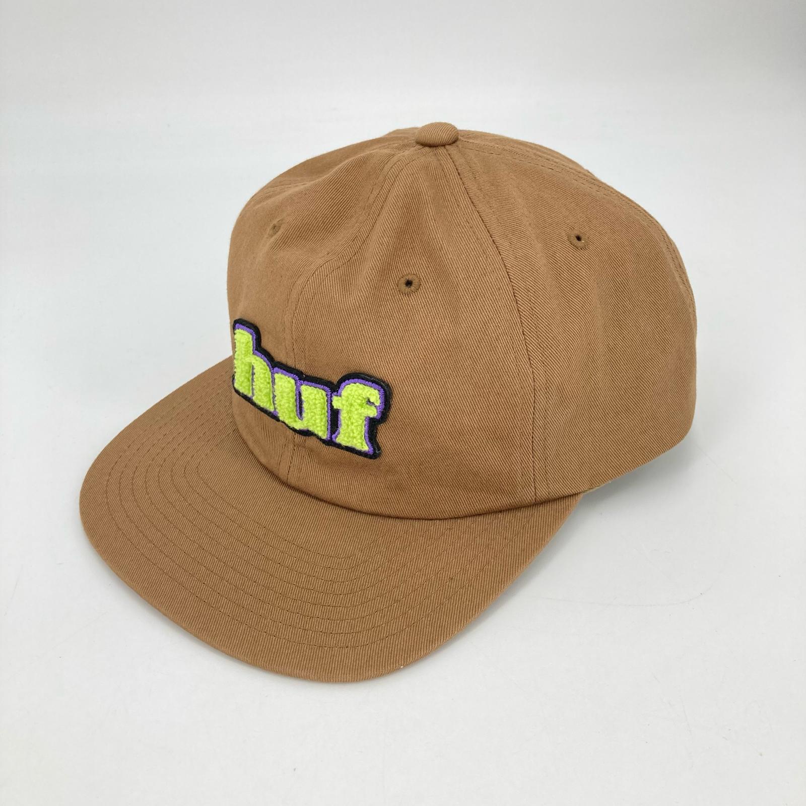 【中古】 HUF | ハフ MADISON 6 PANEL HAT キャップ HT00708 ブラウン【イオン広店】