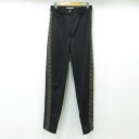 【中古】 FENDI | フェンディ ズッカテープパンツ パンツ FR6167 A5HJ ブラック サイズ:4(US) S(KR)【三重本店】