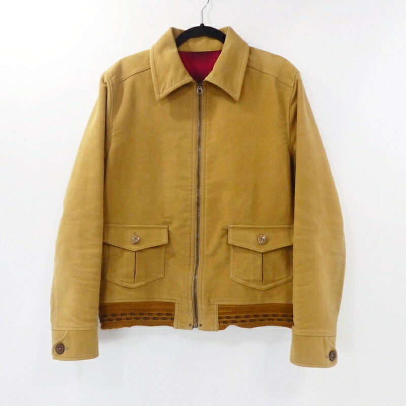 【中古】 JELADO | ジェラード Chop Jacket '30s Style Sports Jacket Moleskin ANTIQUE GARMENTS ブルゾン JAGB-1302 ブラウン サイズ：40【姫路東店】
