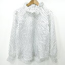 【中古】COMME des GARCONS | コムデギャルソン ドット柄ブラウス NM-B010 ホワイト サイズ:S【三重本店】(4)