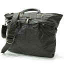 【中古】RAINBOW COUNTRY | レインボーカントリー レザーヘルメットバッグ ショルダーバッグ TYPEA-2 ブラウン【三重本店】