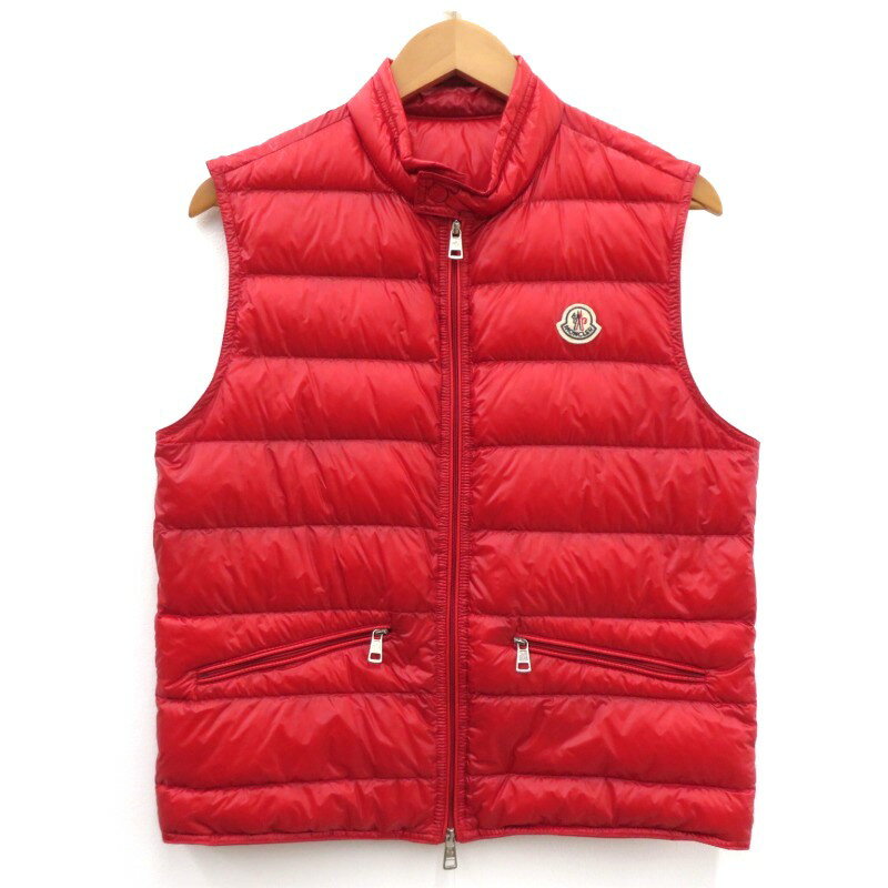 楽天市場】MONCLER ダウンベスト レッド(メンズファッション 楽天市場】MONCLER ダウンベスト レッド(メンズファッション