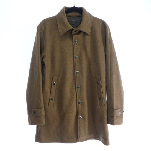 【中古】hanakazari | ハナカザリ スナップボタンウールコート ブラウン【姫路東店】 【中古】hanakazari | ハナカザリ スナップボタンウールコート ブラウン【姫路東店】