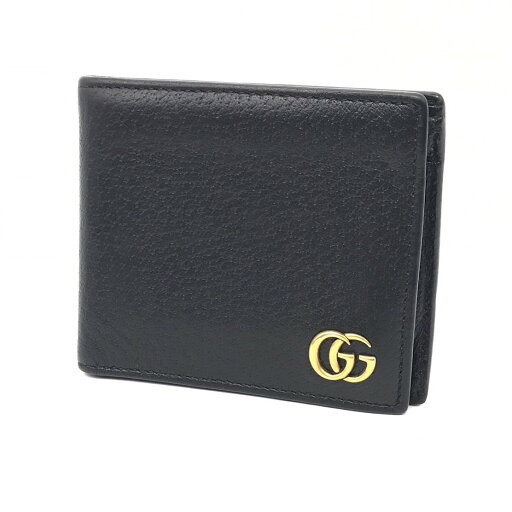 【中古】GUCCI | グッチ GGマーモント 2つ折り財布 二つ折り財布 428725 ブラック【倉吉店】 【中古】GUCCI | グッチ GGマーモント 2つ折り財布 二つ折り財布 428725 ブラック【倉吉店】