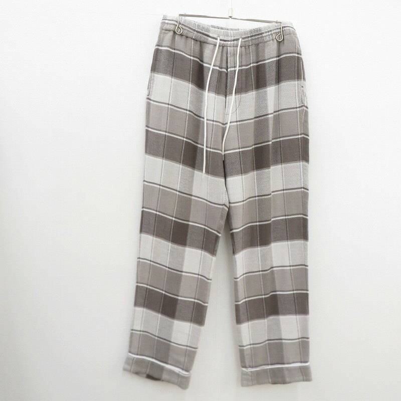 【中古】UNUSED | アンユーズド Check easy pants イージーパンツ チェック柄 24SS UW1113 マルチ サイズ:3【瀬戸大橋店】