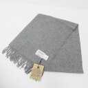 【中古】 THE INOUE BROTHERS Double Face Brushed Stole マフラー TIB18A-WB-W-BS グレー【姫路東店】
