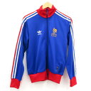 【中古】adidas | アディダス 90s フランス代表 ジャージ トラックジャケット 705780 ブルー サイズ:XS【瀬戸大橋店】