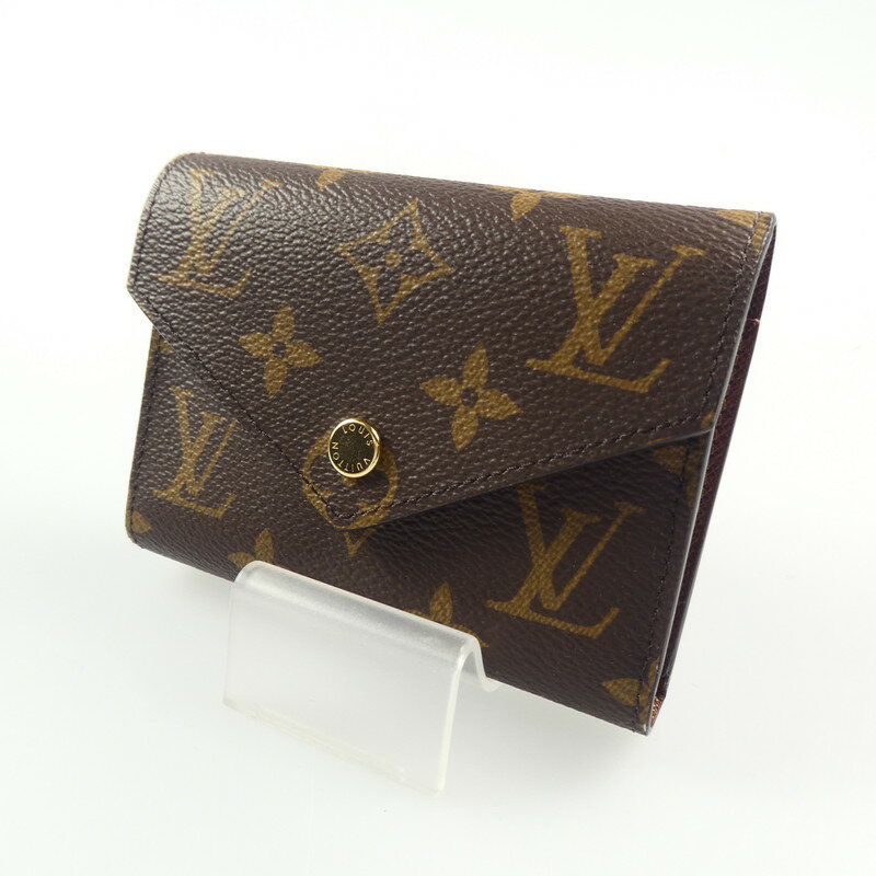 【中古】LOUIS VUITTON | ルイ・ヴィトン モノグラム ポルトフォイユヴィクトリーヌ 三つ折り財布 M62472 -【姫路東店】