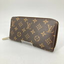 【中古】LOUIS VUITTON | ルイ・ヴィトン ジッピーウォレット 長財布 M60017 ブラウン【イオン広店】
