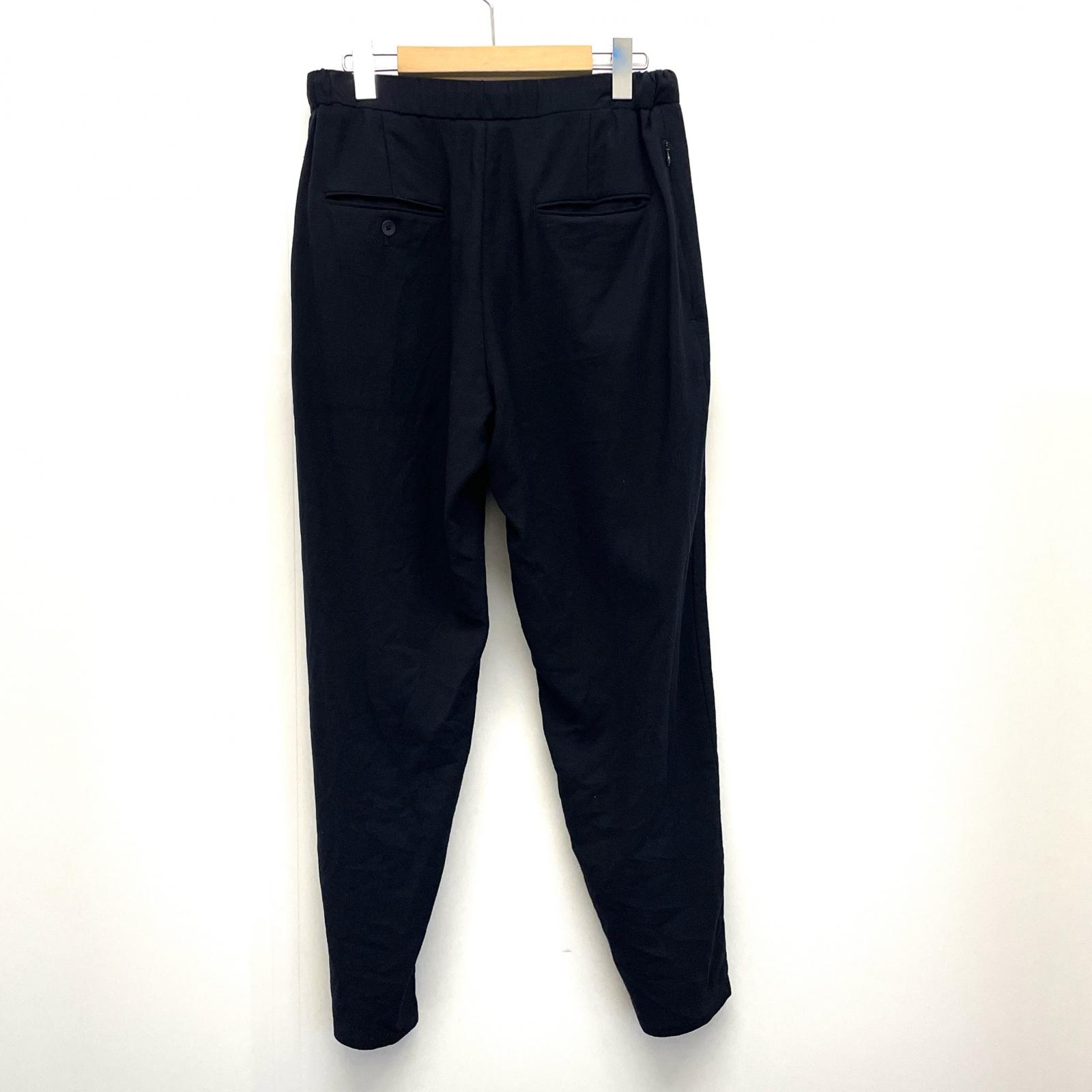 【中古】ATON | エイトン WOOL CARAMEL PIQUET EASY TAPERED PANTS　21SS　 パンツ ネイビー サイズ：2【尾張小牧店】