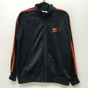【中古】adidas(vintage) | アディダスヴィンテージ 1P 3STRIPE:ハイネック ジャージ ブラック サイズ:S【加古川店】