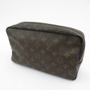 【中古】LOUIS VUITTON | ルイ・ヴィトン トゥルース・トワレット28 ポーチ M47522 ブラウン【瀬戸大橋店】(4)