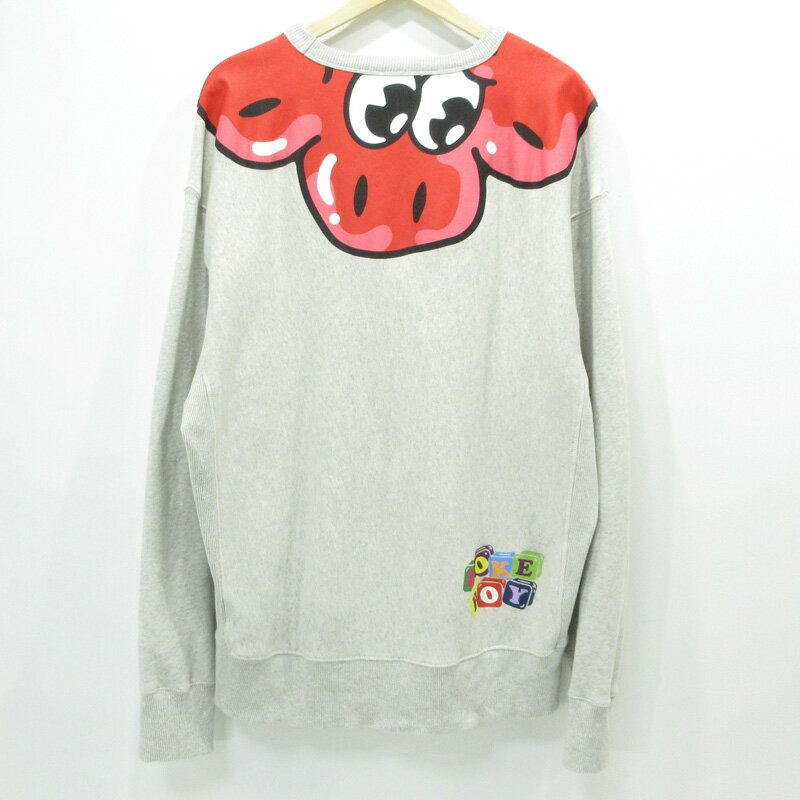 【中古】KENZO | ケンゾー BOKE BOY ボケボーイオーバーサイズスウェット FD55SW4764MB グレー サイズ：L【三重本店】