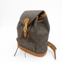 【中古】LOUIS VUITTON | ルイ・ヴィトン モノグラム モンスリMM リュック・デイパック M51136 ブラウン【瀬戸大橋店】