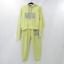 【中古】UGG | アグ カラー発泡ロゴ セットアップ UGTP06/UGTP02 2022S/S イエロー サイズ:M【姫路東店】
