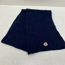 【中古】MONCLER | モンクレール マフラー ネイビー【加古川店】