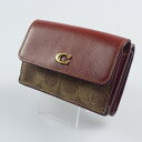 【中古】COACH | コーチ ミニトライフォールドウォレット 三つ折り財布 CM438【姫路東店】