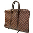 【中古】LOUIS VUITTON | ルイ・ヴィトン ポルトドキュマンヴォワヤージュ ダミエ ブリーフケース N41124 ブラウン【尾張小牧店】
