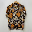 【中古】YAMANE DELUXE | ヤマネデラックス リーフ柄アロハ その他トップス サイズ:38【加古川店】