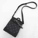 【中古】LOUIS VUITTON | ルイ・ヴィトン ナノ・スチーマー モノグラム エクリプス ショルダーバッグ M82774 ブラック【瀬戸大橋店】