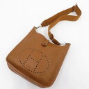 【中古】HERMES | エルメス エブリン3 ゴールド ショルダーバッグ - ブラウン【瀬戸大橋店】