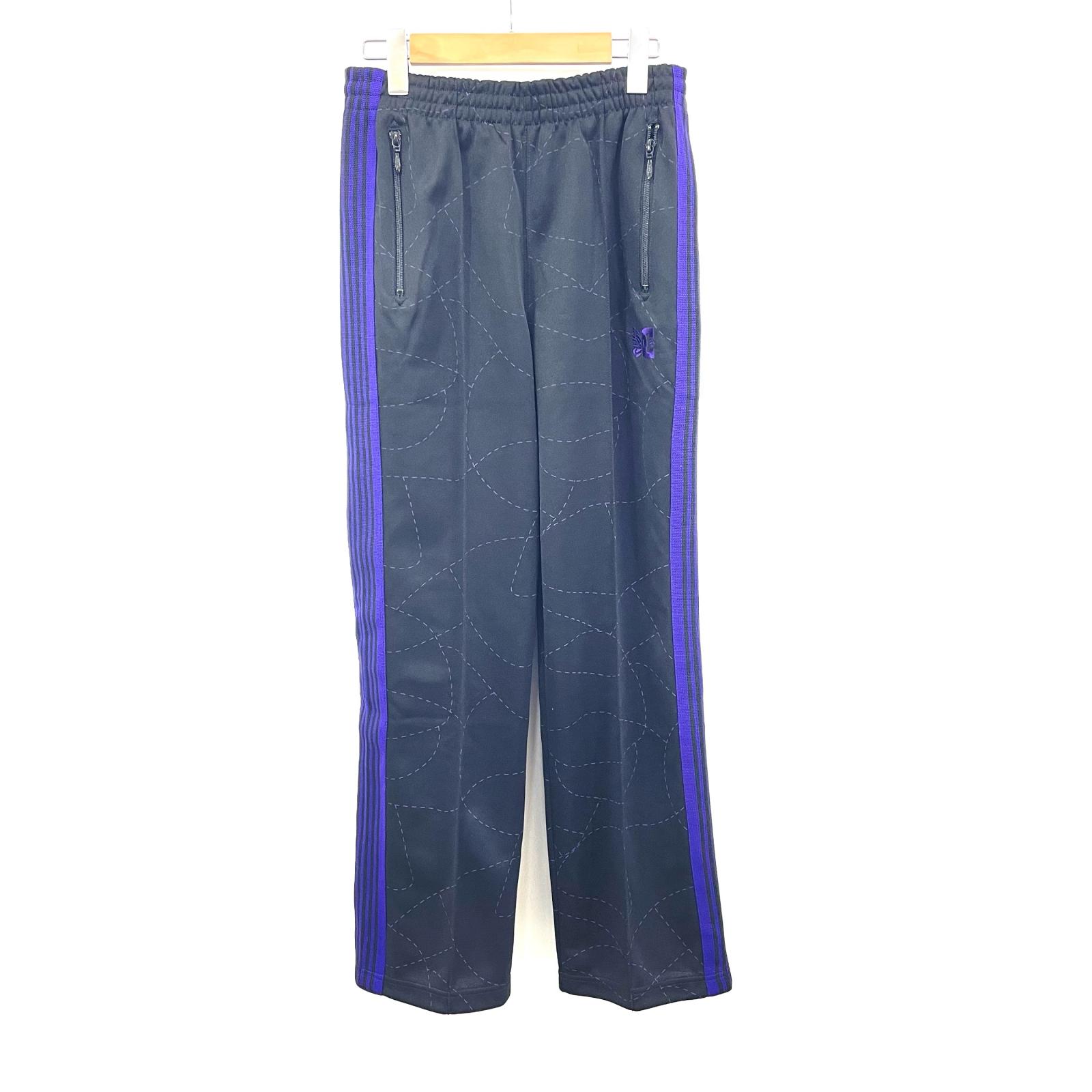 【中古】Needles | ニードルス DC SHOES POLY SMOOTH PRINTED トラックパンツ パープル サイズ:XS【尾張小牧店】