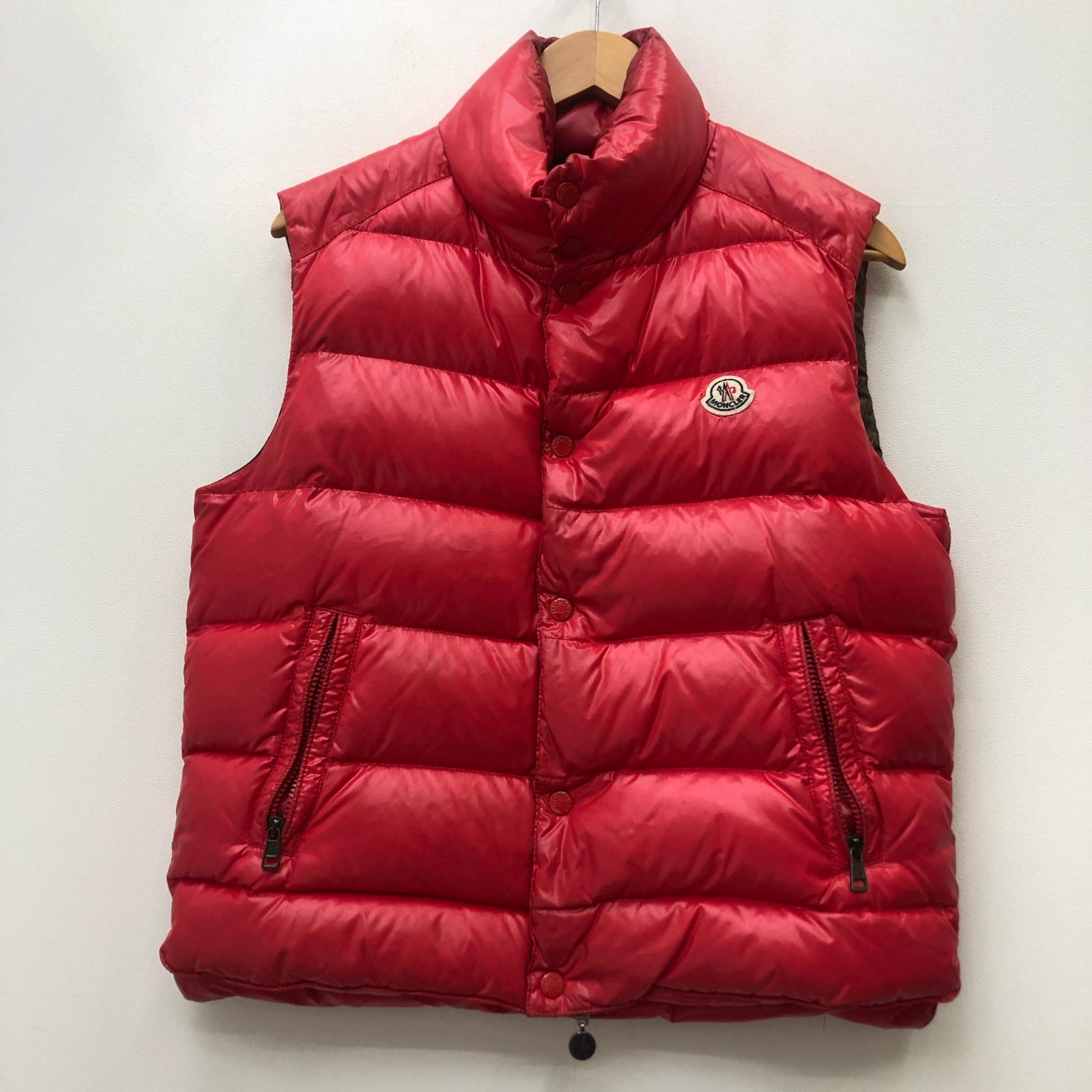 楽天市場】MONCLER ダウンベスト レッド(メンズファッション 楽天市場】MONCLER ダウンベスト レッド(メンズファッション