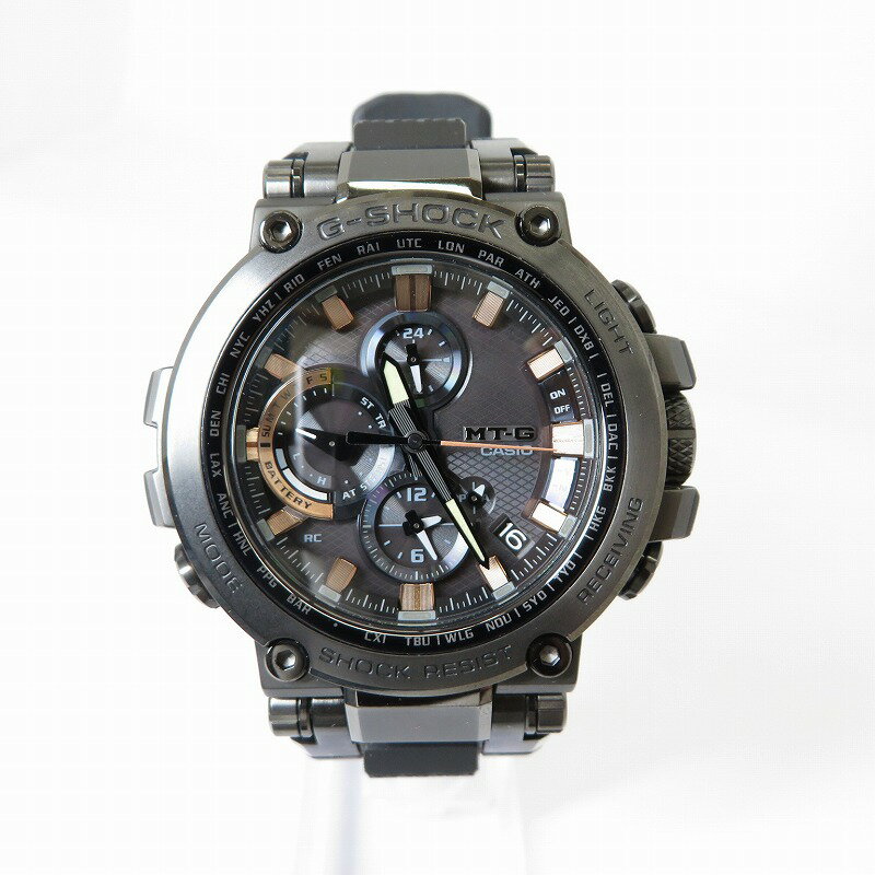 【中古】G-SHOCK | ジーショック MT-G/MTG-B1000 Series 腕時計 MTG-B1000TJ-1AJR アナログ電波ソーラー ブラック【瀬戸大橋店】