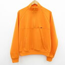 【中古】APPLE BUM | アップルバム Half Zip Track Jacket ジャージ オレンジ サイズ:M【瀬戸大橋店】