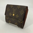 【中古】LOUIS VUITTON | ルイ・ヴィトン ポルトモネ・ビエ・カルトクレディ 三つ折り財布 M61652 ブラウン【イオン広店】
