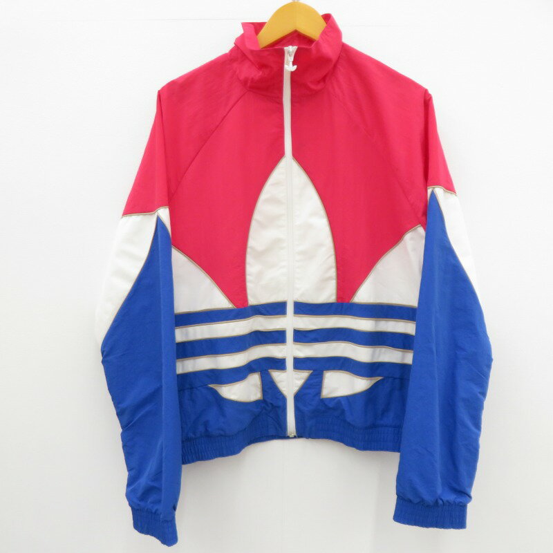 【中古】adidas Originals | アディダスオリジナルス ナイロンジャケット GE6224 ピンク サイズ:M【瀬戸大橋店】