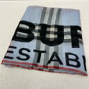 【中古】BURBERRY London England | バーバリーロンドンイングランド ADDRESS GIANT CHECK GAUZE SCARF ハン...