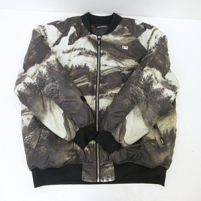 【中古】reversal | リバーサル POLARTEC BIG SILHOUETTE FLIGHT JACKET ミリタリージャケット RV22AW301 ブラック サイズ：L【姫路東店】