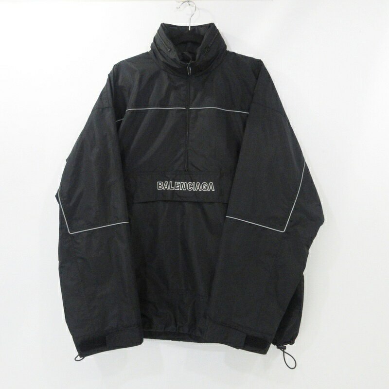 【中古】BALENCIAGA | バレンシアガ ナイロンジャケット 556229 TYD33 国内正規品 ブラック サイズ:46【姫路東店】