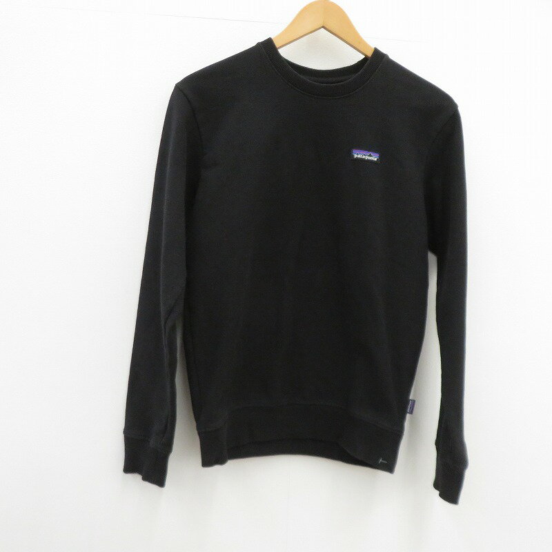 【中古】patagonia | パタゴニア P-6 LABEL UPRISAL CREW SWEATSHIRT スウェット 39543 ブラック サイズ:XS【瀬戸大橋店】