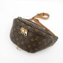 【中古】LOUIS VUITTON | ルイ・ヴィトン モノグラム バムバッグ ボディバッグ M43644 ブラウン【瀬戸大橋店】