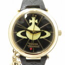 【中古】Vivienne Westwood | ヴィヴィアンウエストウッド オーブ2 アナログ 腕時計 VV006BKGD ブラック【瀬戸大橋店】