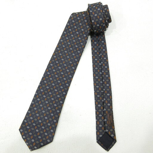 【中古】HERMES | エルメス マイヨン ネクタイ ネイビー 659187T【三重本店】 【中古】HERMES | エルメス マイヨン ネクタイ ネイビー 659187T【三重本店】